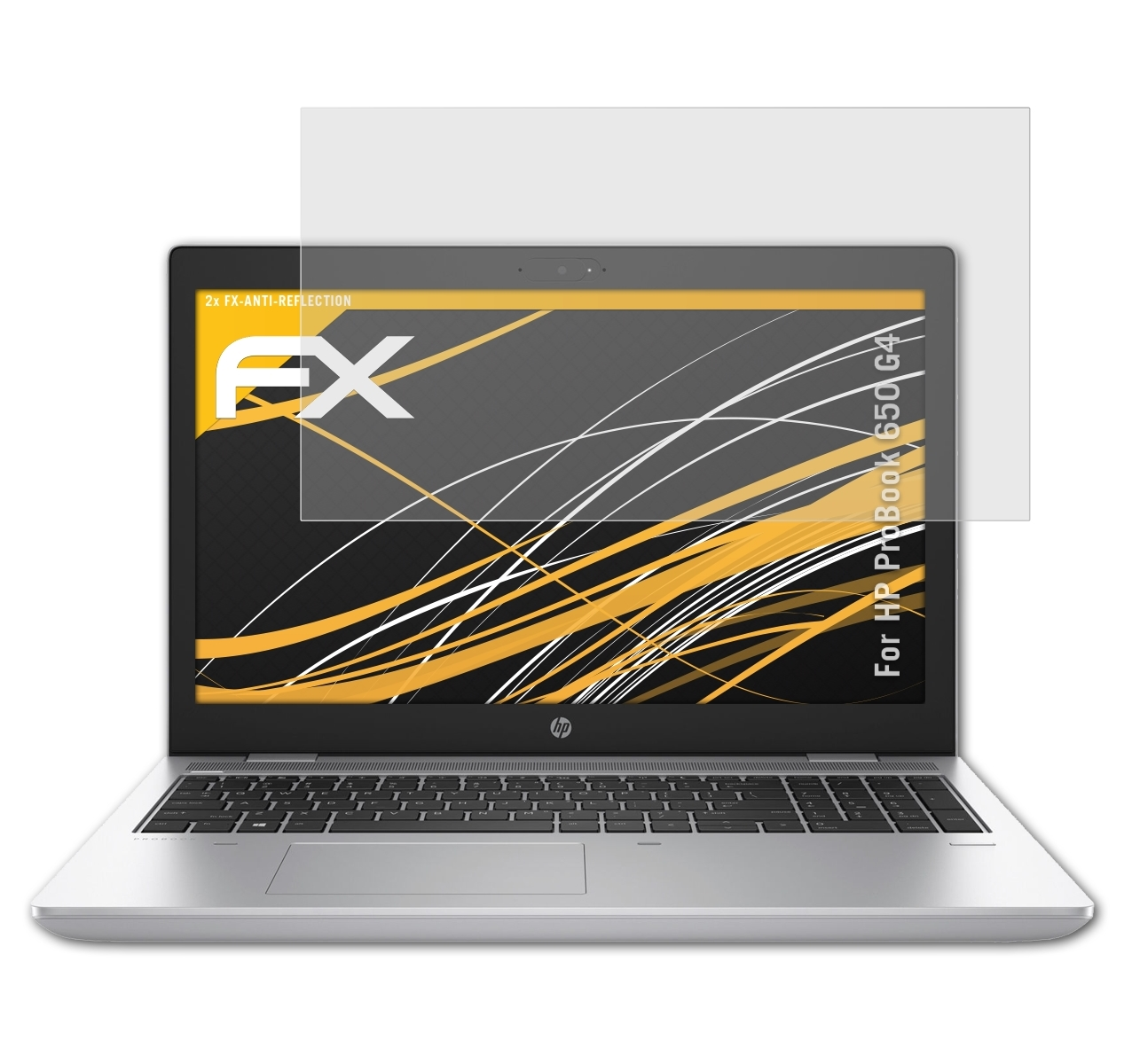 ATFOLIX 2x Displayschutz(für 650 HP FX-Antireflex G4) ProBook