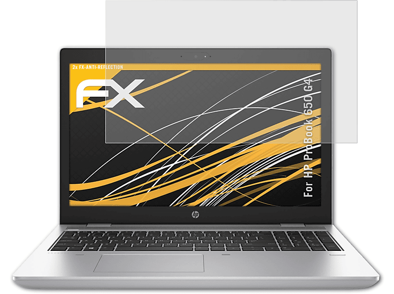ATFOLIX 2x Displayschutz(für 650 HP FX-Antireflex G4) ProBook