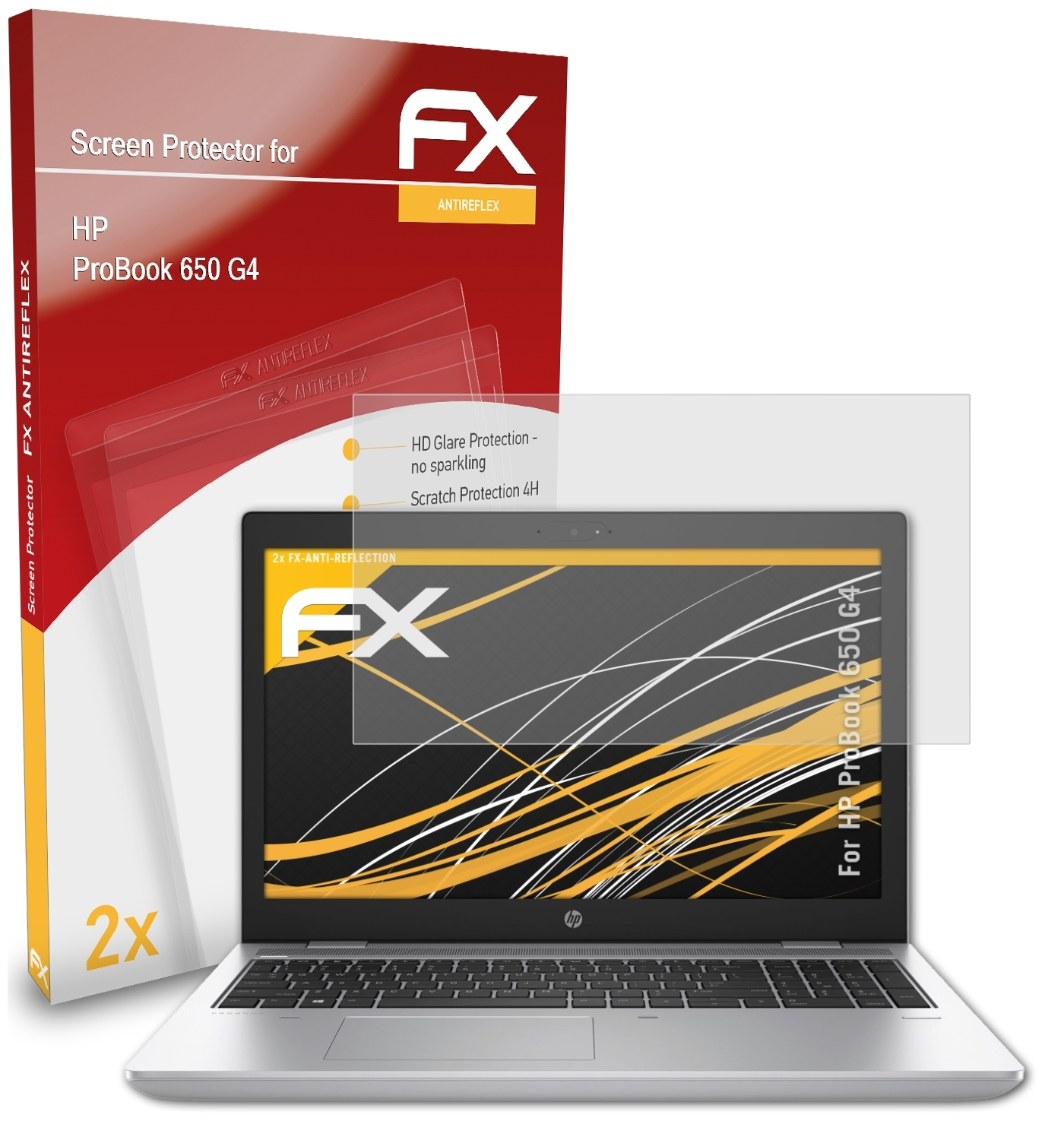 FX-Antireflex 650 G4) Displayschutz(für 2x HP ProBook ATFOLIX
