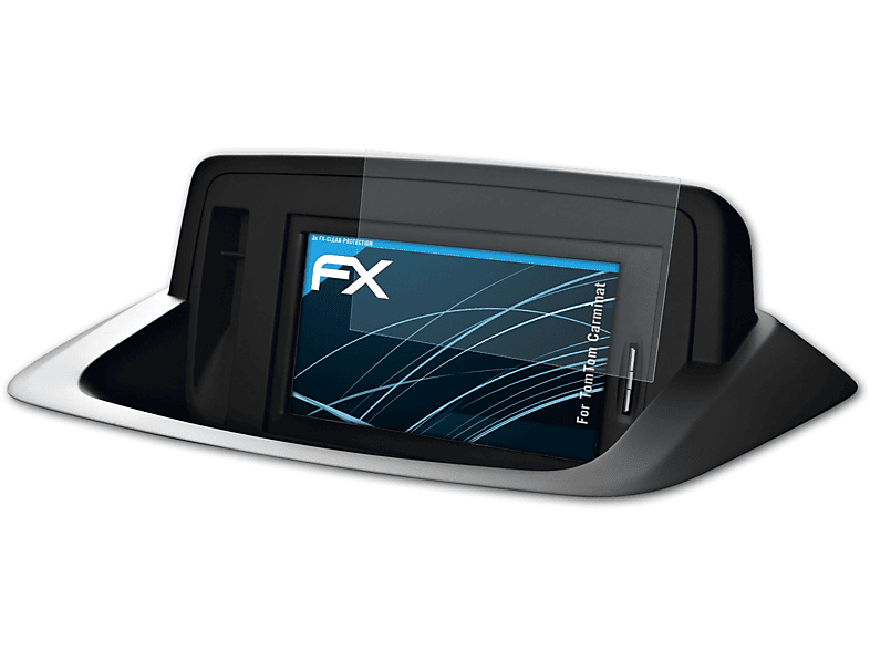 ATFOLIX 3x FX-Clear Displayschutz(für TomTom Carminat)