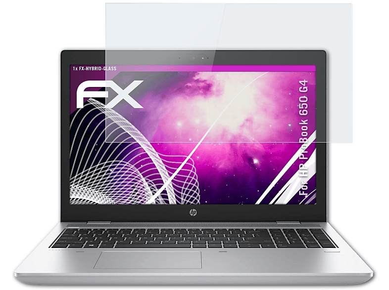 ATFOLIX FX-Hybrid-Glass Schutzglas(für HP G4) 650 ProBook