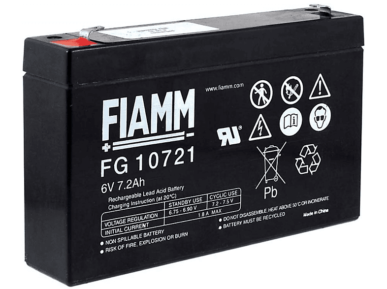 Baterías de Plomo - FIAMM FIAMM Batería de plomo-sellada FG10721 ...