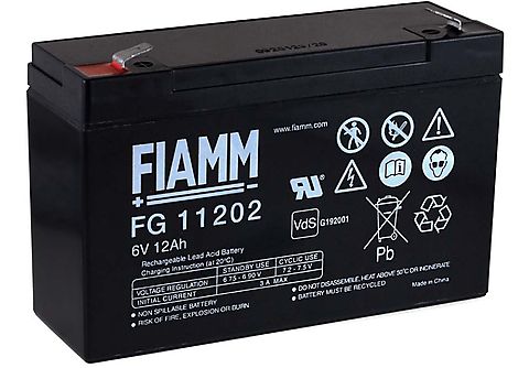 Baterías de Plomo - FIAMM FIAMM Batería de plomo-sellada FG11202 Vds
