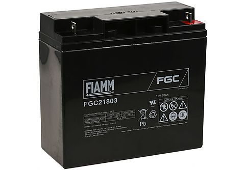Baterías de Plomo - FIAMM FIAMM Recambio de Batería para Alumbrado de emergencia Alarmas 12V 18Ah (ciclo profundo)