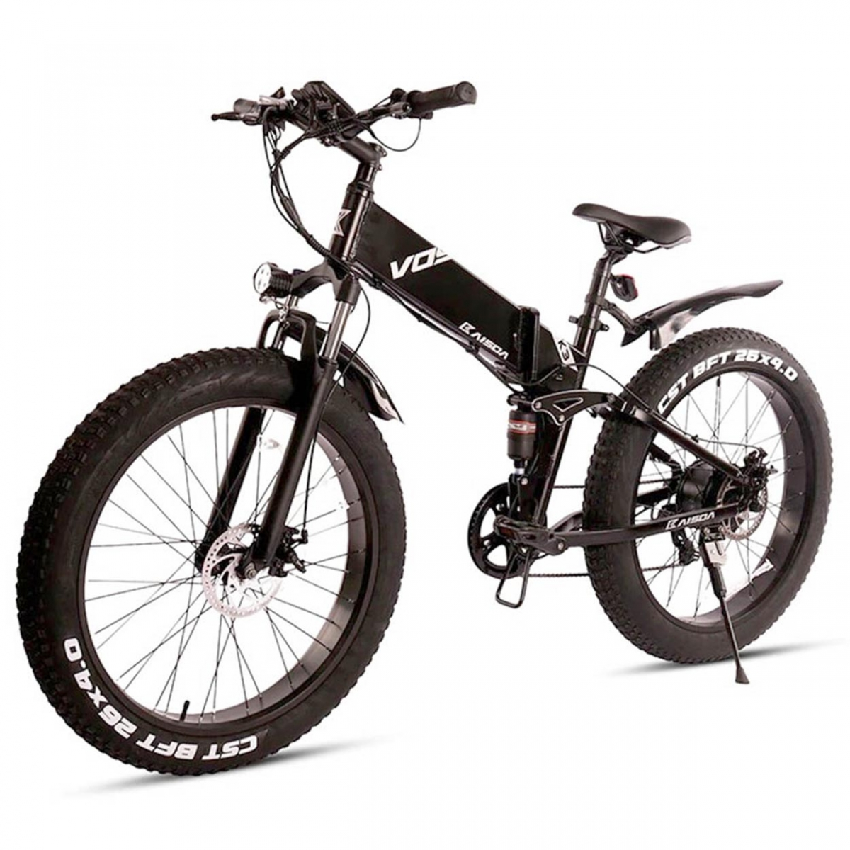 Zoll, MADAT Bike K3 All (Laufradgröße: Schwarz) Terrain KAISDA (ATB) 480 26 Erwachsene-Rad, ELEKTROFAHRRAD Wh,