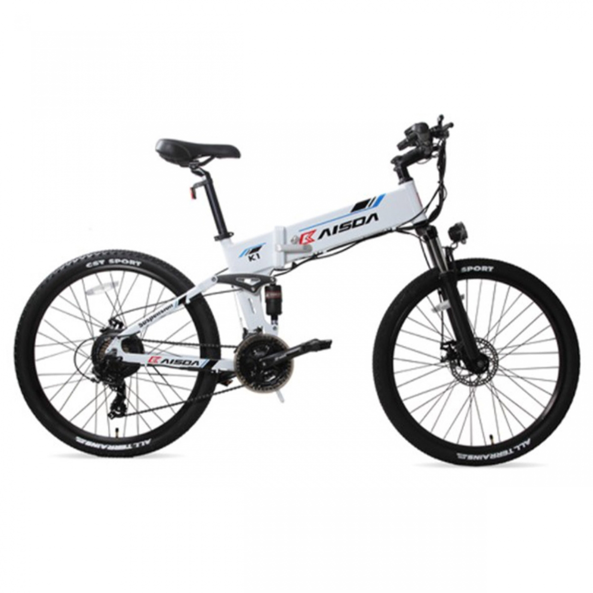 MADAT KAISDA K1 ELEKTROFAHRRAD Bike All (Laufradgröße: (ATB) Zoll, 499 26 Wh, Erwachsene-Rad, Weiß) Terrain