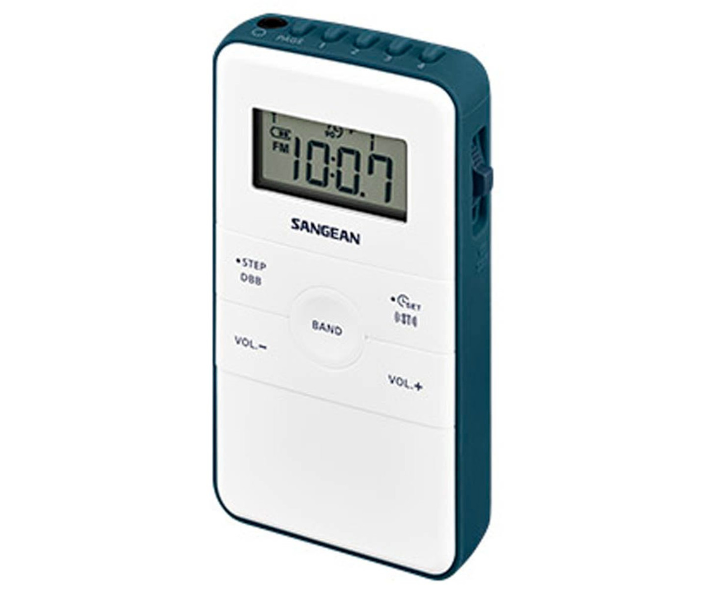 RADIO - Sangean Dt-140 Blanco Radio De Bolsillo Fm Am Batería Recargable SANGEAN, Blanco