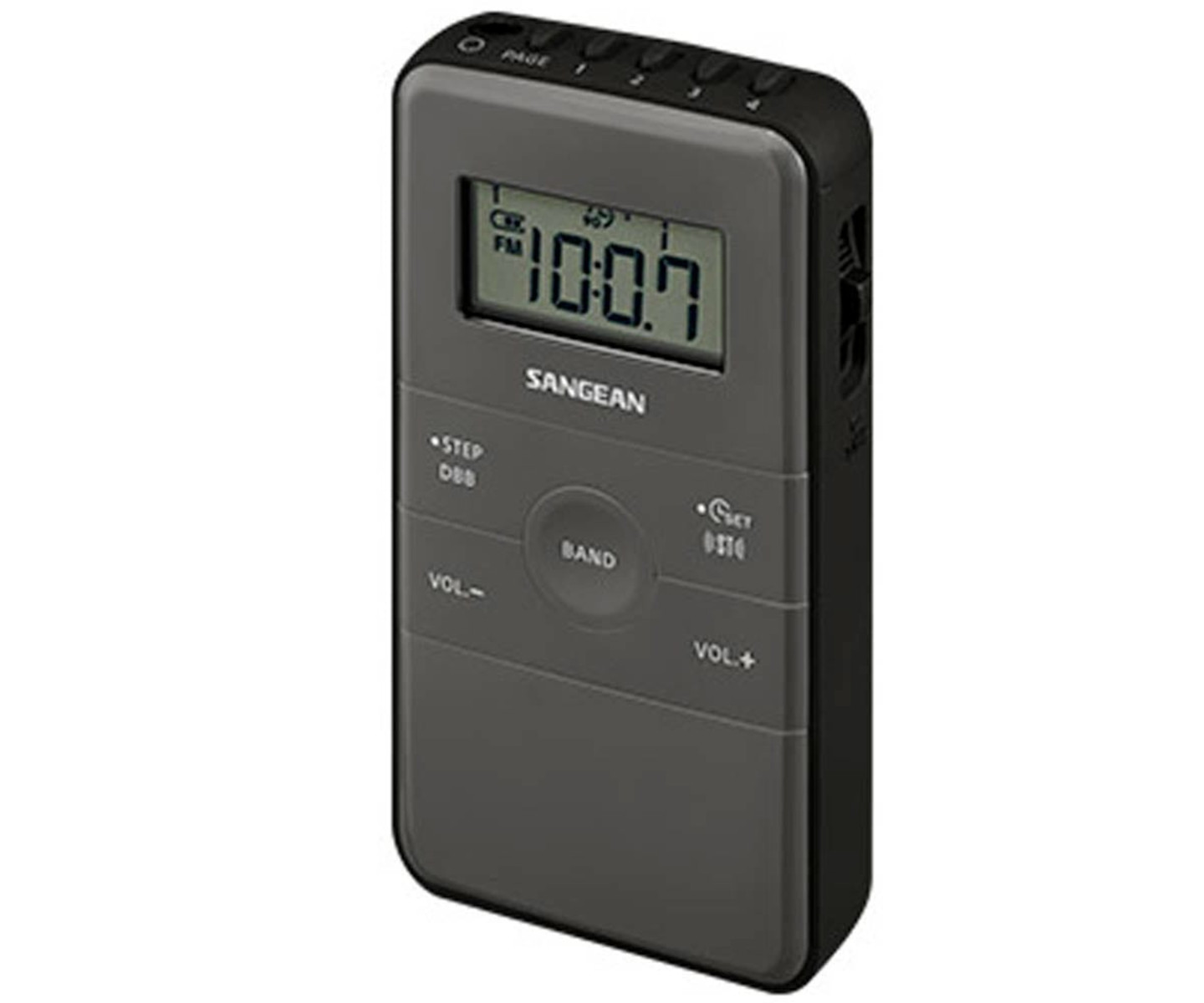 Sangean Dt140 Negro radio de bolsillo fm am batería recargable pocket 140