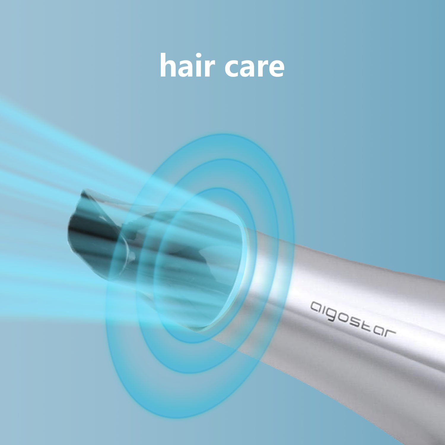Hairdryer 32GPO Silver Daphne AIGOSTAR (2200 501013 Watt)