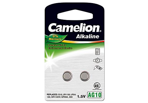 Pilas botón y especiales - CAMELION Camelion pila de botón AG10 blister 2uds.