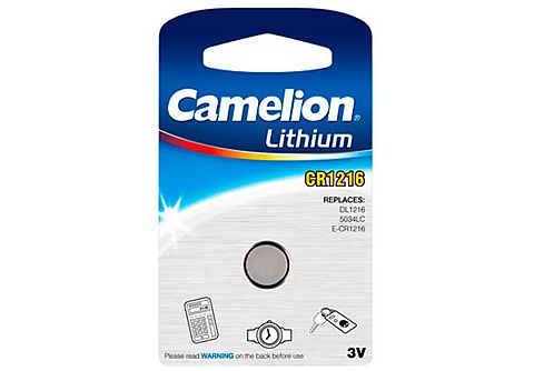 Pilas botón y especiales - CAMELION Pila de botón de litio Camelion CR1216 1er Blister