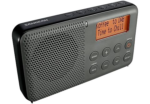 RADIO  - Sangean Dpr-64 Negro Radio Digital De Bolsillo Fm Con Rds Y Dab SANGEAN, Negro