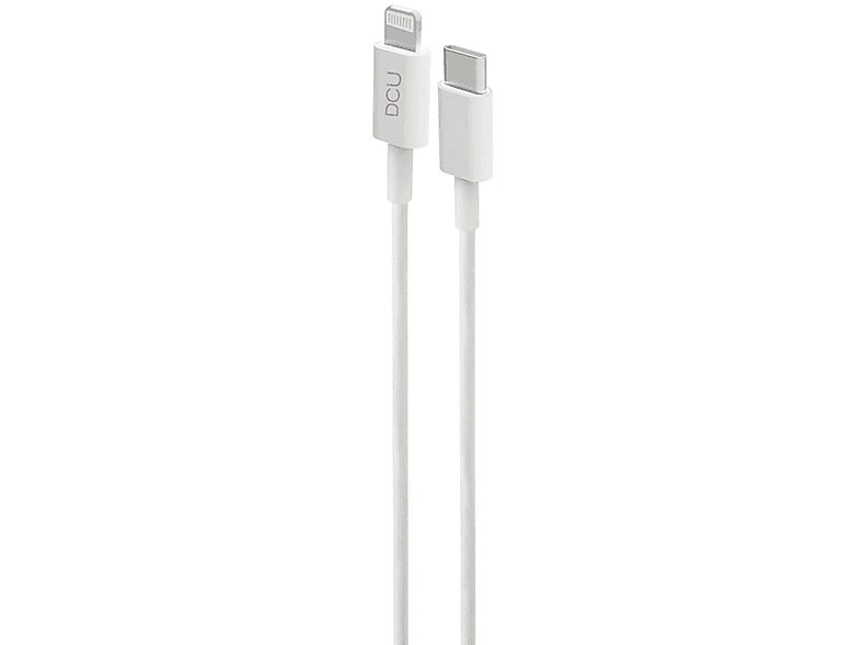 Cables USB de Datos DCU DCU 34101300 Blanco / Cable USBC (M) a lightning (M) 1m MediaMarkt