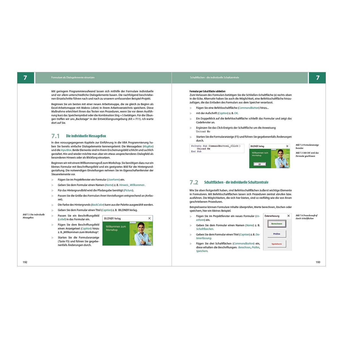 Zwei Seiten mit Text und Diagrammen, wahrscheinlich aus einem Handbuch oder einer Anleitung.