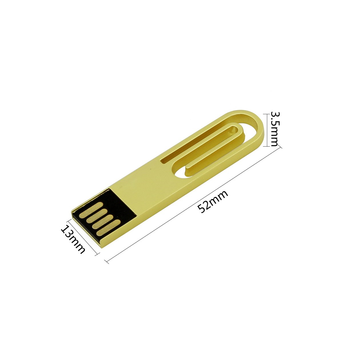 USB GERMANY ® eCLIP USB-Stick 1 GB) (Grau