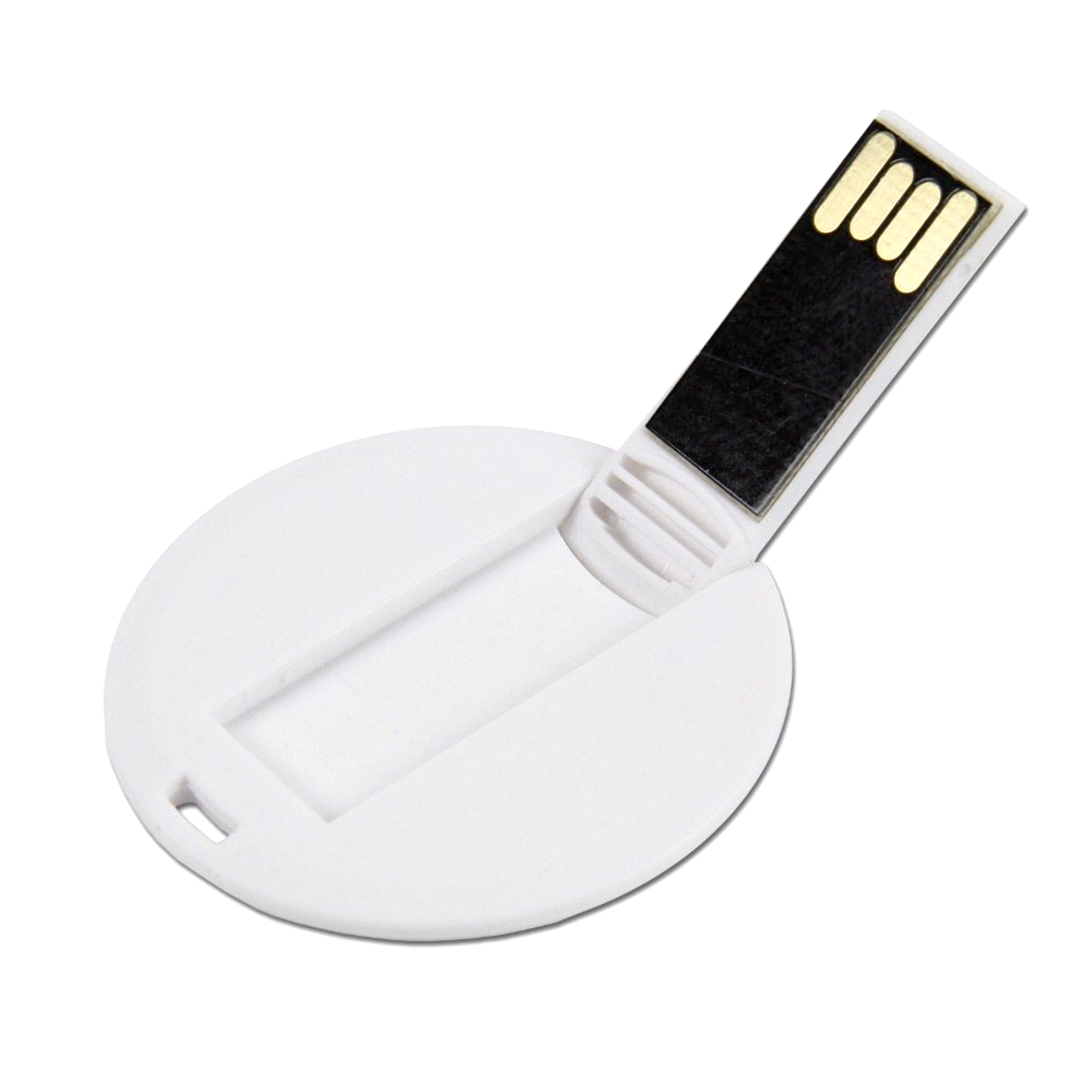 USB GERMANY ® DISC USB-Stick (Weiß, 64 GB)