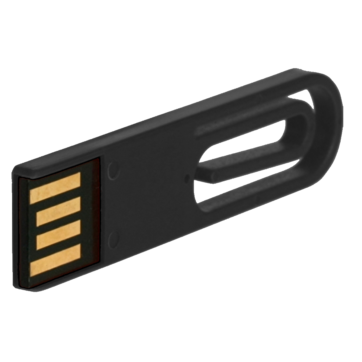USB GERMANY ® (Schwarz, GB) USB-Stick 64 eCLIP