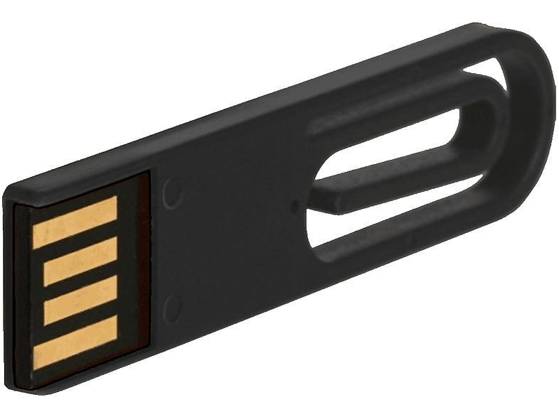 USB GERMANY ® eCLIP USB-Stick (Schwarz, 64 GB)