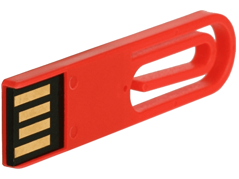 USB GERMANY ® eCLIP USB-Stick (Rot, 2 GB)