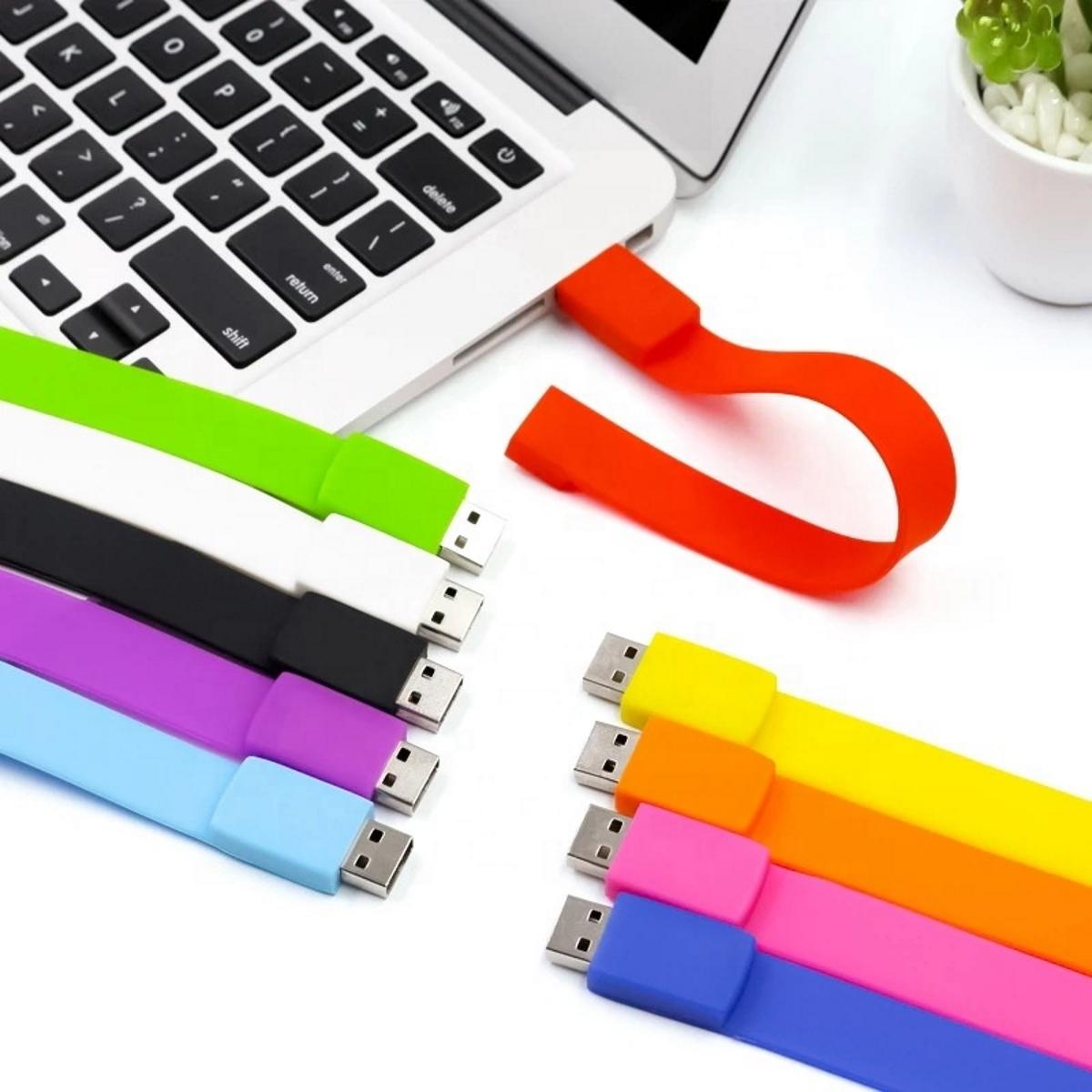 (Grün, USB 16 GB) USB-Stick GERMANY Silicon-Armband