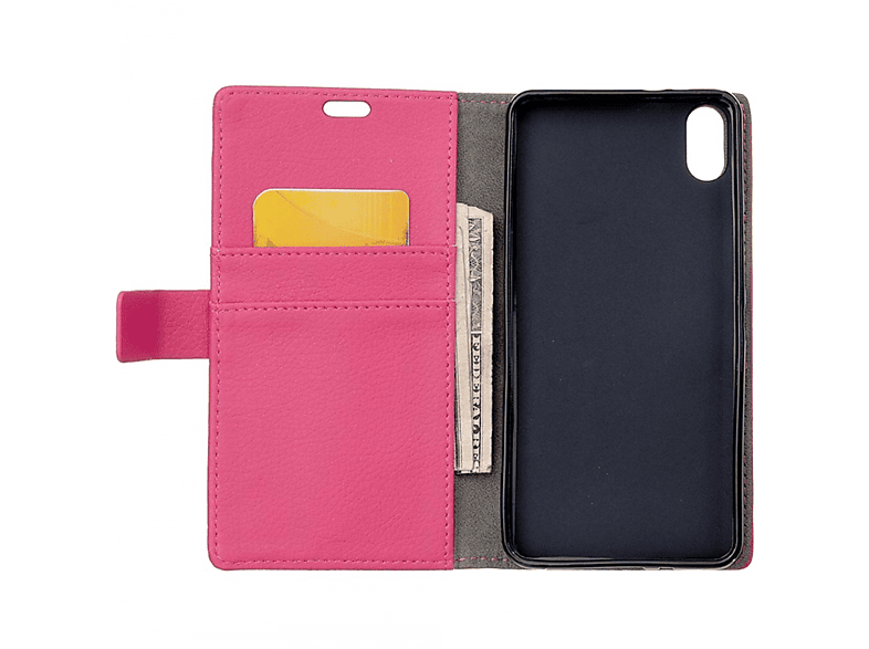 CASEONLINE Klappbare - Pink, Bookcover, Apple, iPhone XS Max, Multicolor