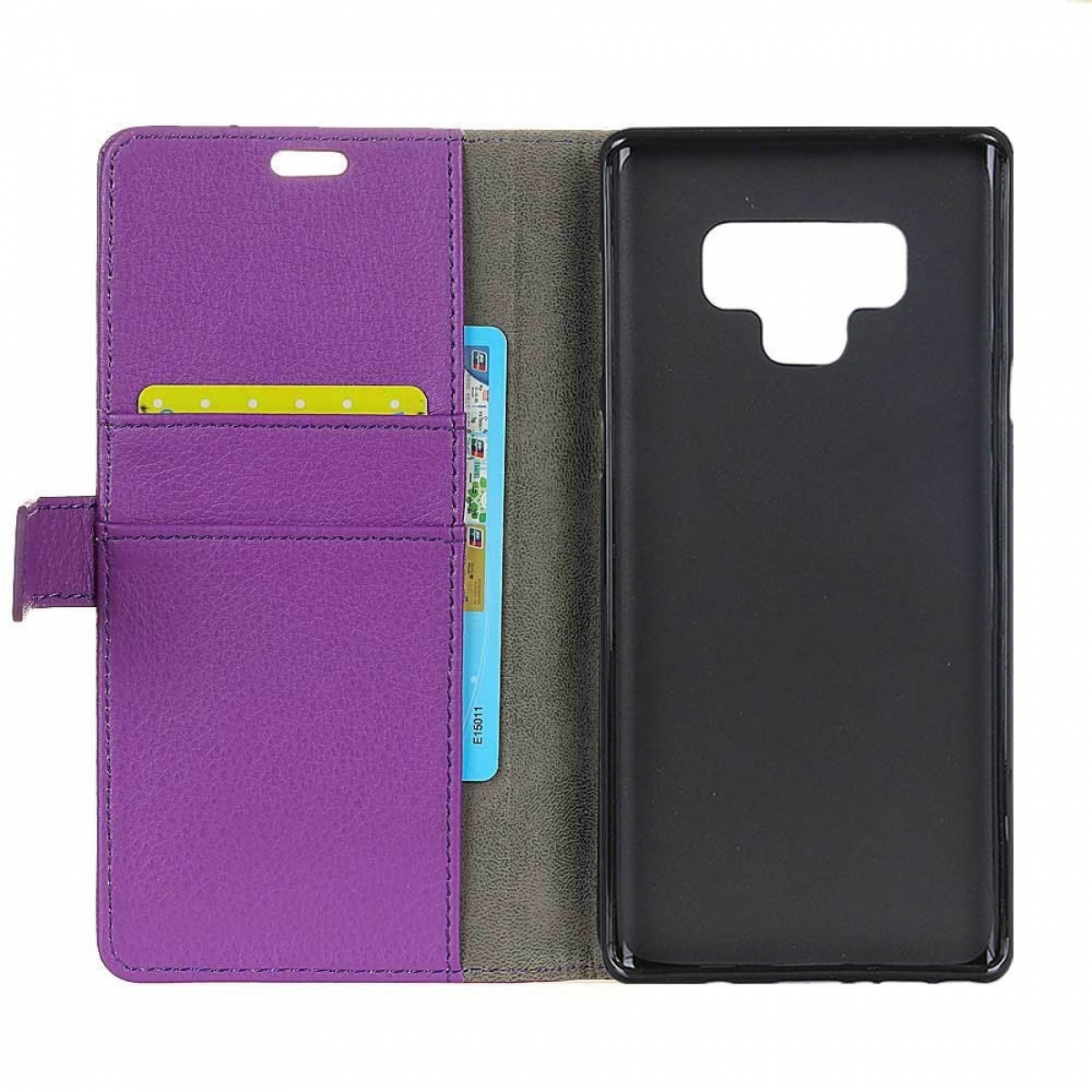 CASEONLINE Klappbare - Multicolor Samsung, Galaxy Note Lila, Bookcover, 9