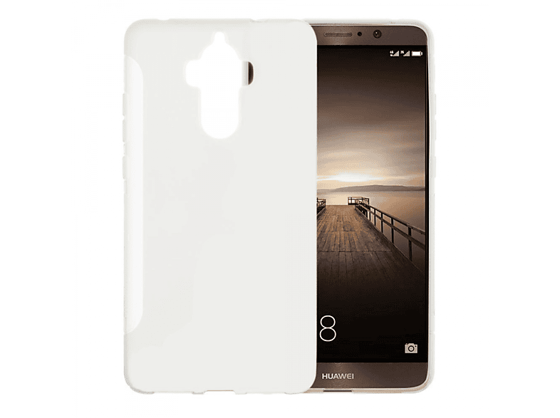CASEONLINE S-Line - Weiß, Backcover, Huawei, Mate 9, Multicolor