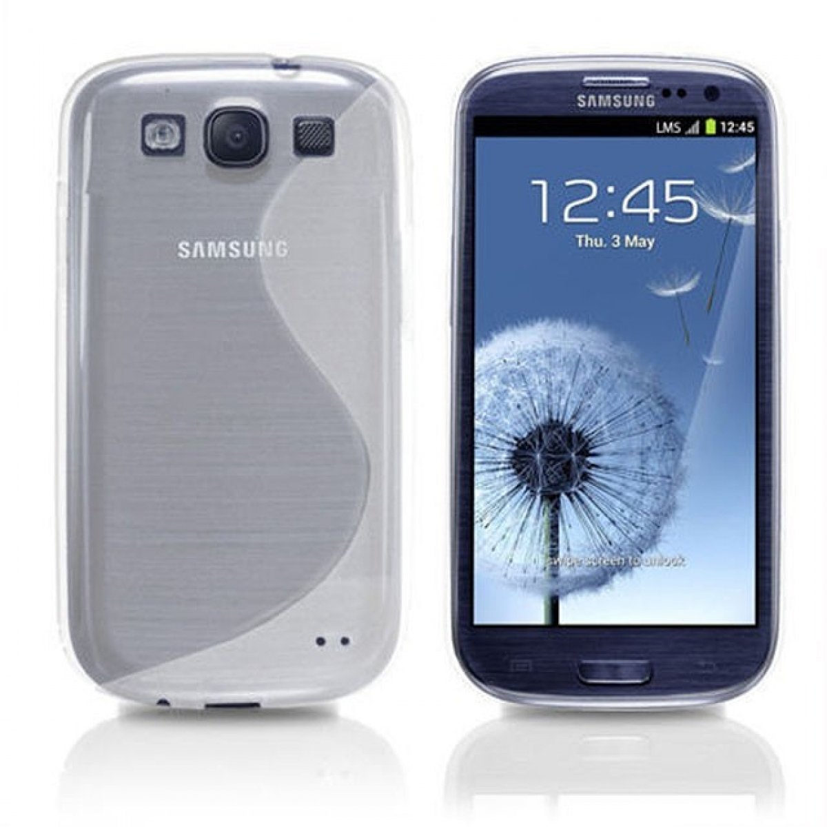 CASEONLINE S-Line Transparent, S3, Multicolor - Backcover, Galaxy Samsung