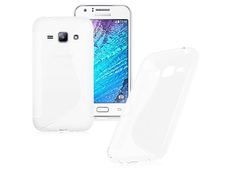 CASEONLINE S-Line - Transparent, Backcover, Multicolor J1, Samsung, Galaxy