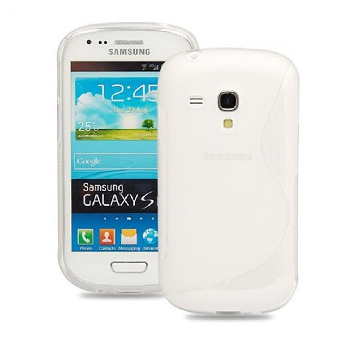 CASEONLINE S-Line - Samsung, Galaxy Transparent, Backcover, S3 mini, Multicolor
