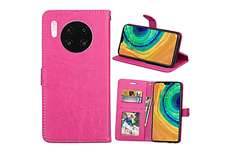 CASEONLINE Klappbare - Pink, Bookcover, Huawei, Mate 30 Pro, Multicolor