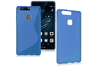 CASEONLINE S-Line - Blau, Backcover, Huawei, P9, Multicolor