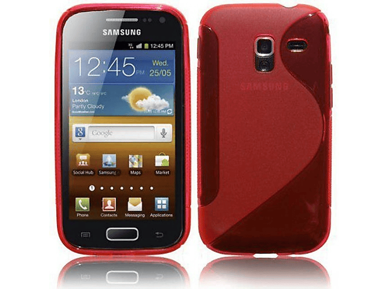 Galaxy - Backcover, Ace CASEONLINE Multicolor Pink, S-Line Samsung, 2,