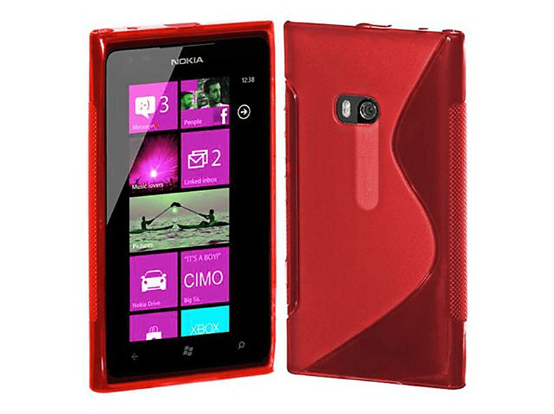CASEONLINE S-Line - Rot, Backcover, Multicolor Lumia 920, Nokia