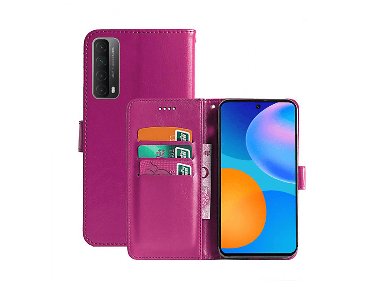 - P Pink, Smart Klappbare 2021, Huawei, CASEONLINE Bookcover, Multicolor