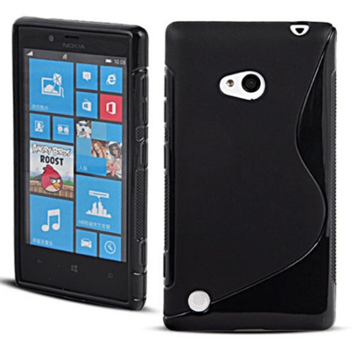 CASEONLINE S-Line - 720, Schwarz, Multicolor Lumia Nokia, Backcover