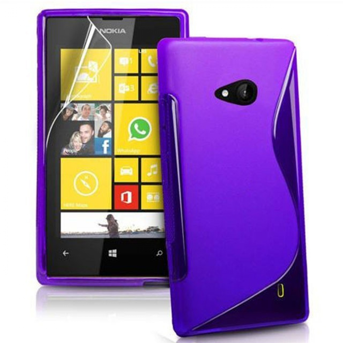 S-Line Multicolor Microsoft, Violett, Lumia Backcover, 535, CASEONLINE -