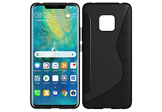 CASEONLINE S-Line - Schwarz, Backcover, Huawei, Mate 20 Pro, Multicolor