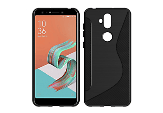 CASEONLINE S-Line - Schwarz, Backcover, Asus, Zenfone 5 Lite, Multicolor