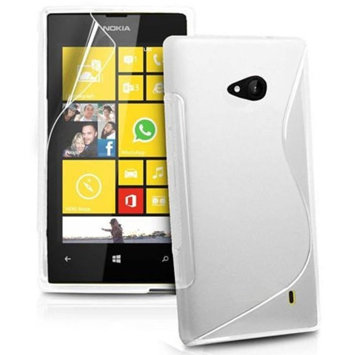 Backcover, Multicolor - S-Line Lumia Microsoft, Weiß, 535, CASEONLINE