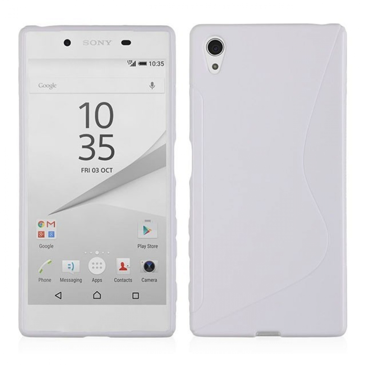 Weiß, Z5, Sony, Multicolor - Xperia CASEONLINE Backcover, S-Line