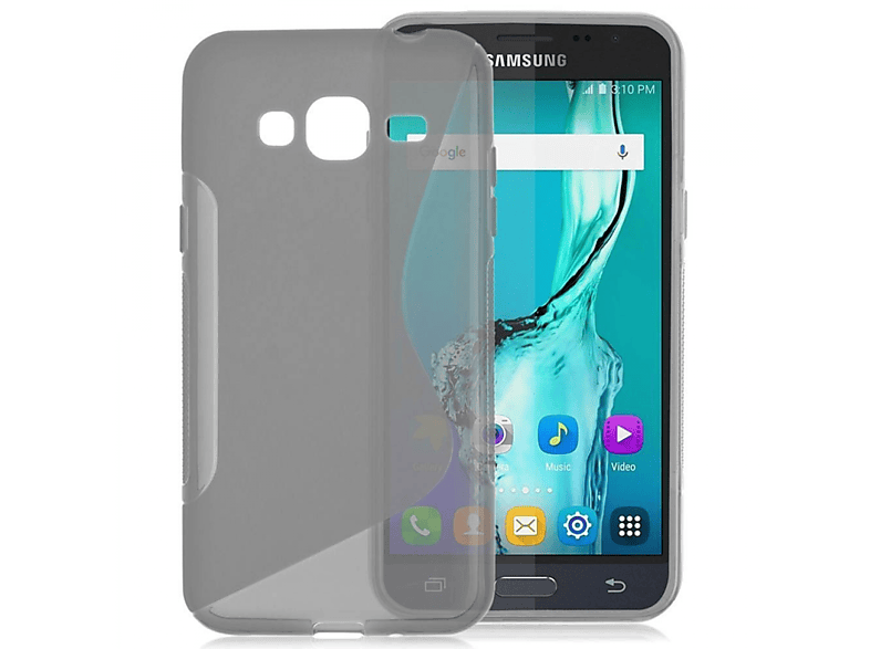 Multicolor Grau, Galaxy - J3 CASEONLINE (2016), Samsung, Backcover, S-Line