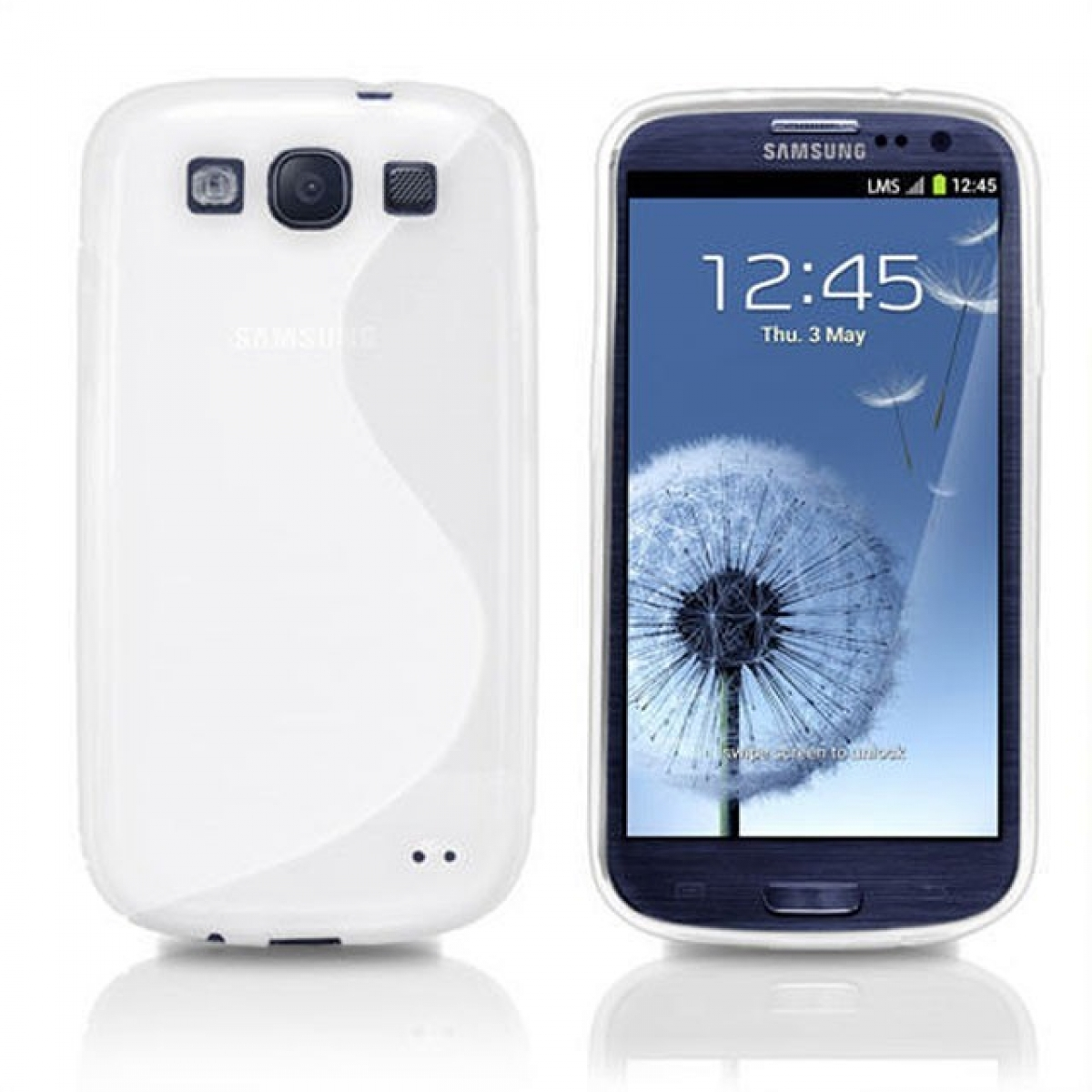 - Weiß, Backcover, CASEONLINE S3, Galaxy S-Line Samsung, Multicolor