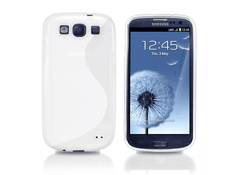 - Weiß, Backcover, CASEONLINE S3, Galaxy S-Line Samsung, Multicolor