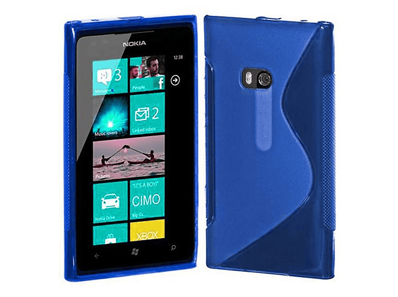 CASEONLINE S-Line - Blau, Backcover, Nokia, Lumia 920, Multicolor