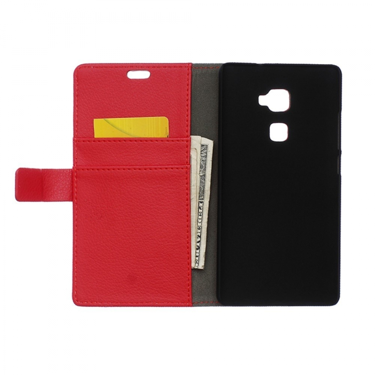 Rot, Multicolor Klappbare - Mate Bookcover, S, CASEONLINE Huawei,