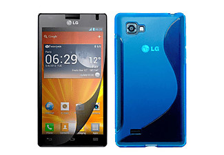 CASEONLINE S-Line - Blau, Backcover, LG, Optimus 4X HD, Multicolor