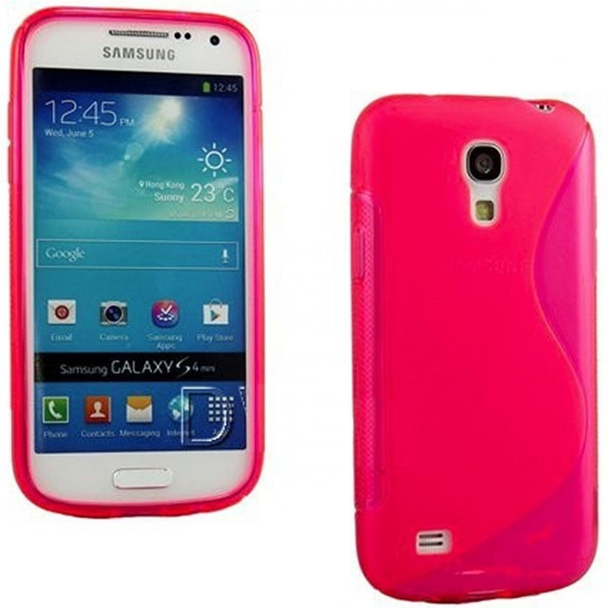 Pink, Samsung, Backcover, Mini, S4 - Multicolor Galaxy CASEONLINE S-Line