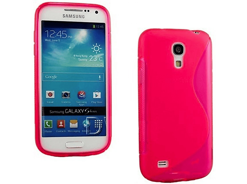 Pink, Samsung, Backcover, Mini, S4 - Multicolor Galaxy CASEONLINE S-Line