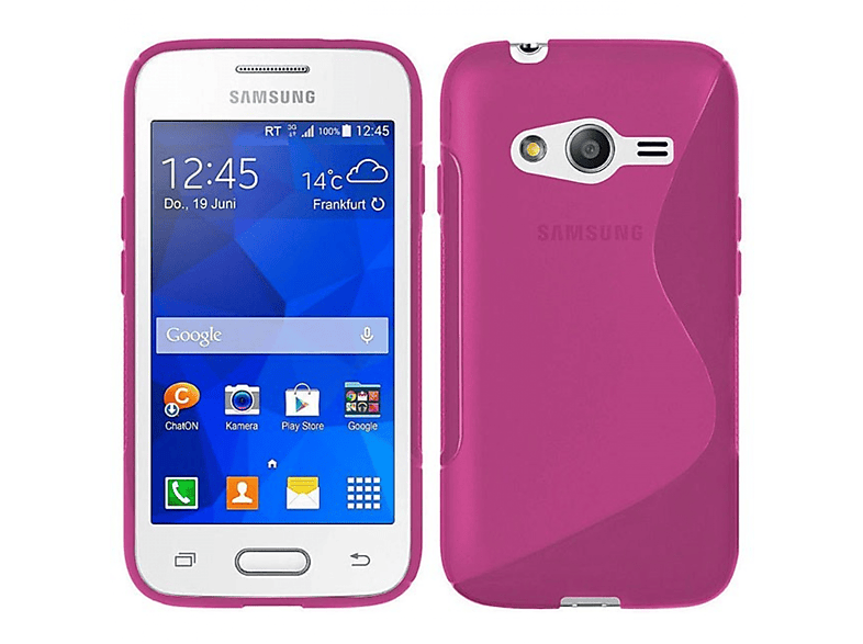 Pink, Samsung, - Backcover, CASEONLINE Trend 2, Galaxy S-Line Multicolor